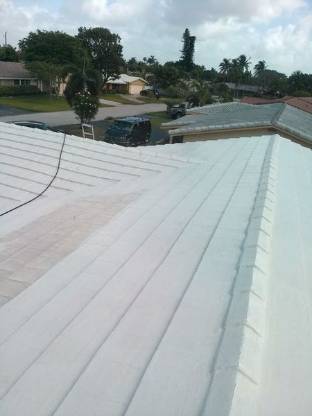 Roof Painting in Deerfield Beach Florida (1)